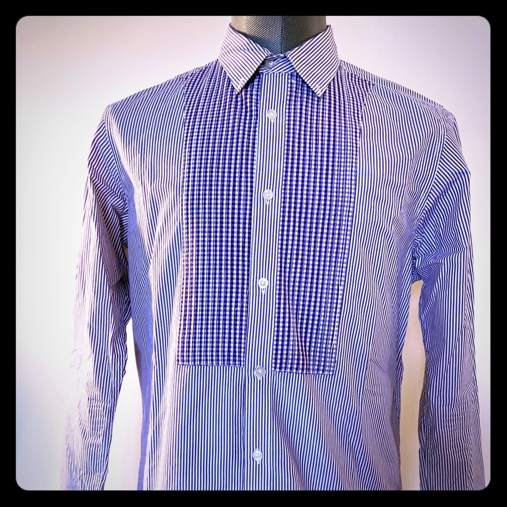 Scotch & Soda Long Sleeve Casual Tux Shirt